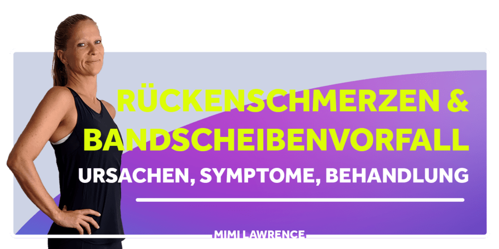 Illustration eines gesunden Rückens und eines Bandscheibenvorfalls